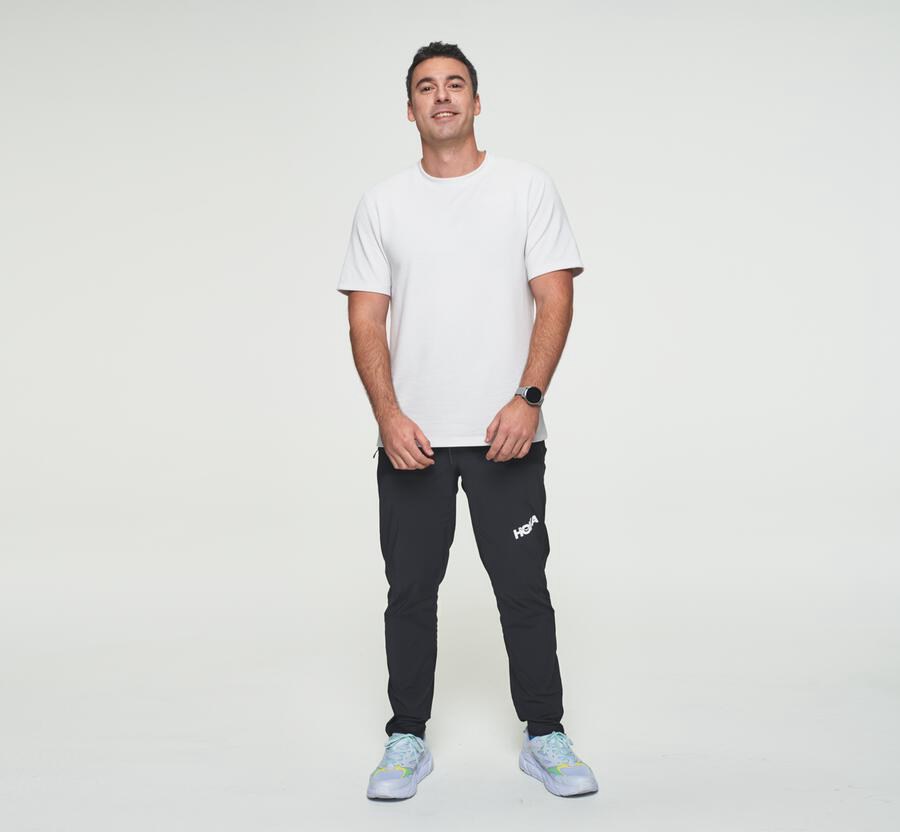Hoka One One Mens Tee - Lifestyle - White - MOFE98671